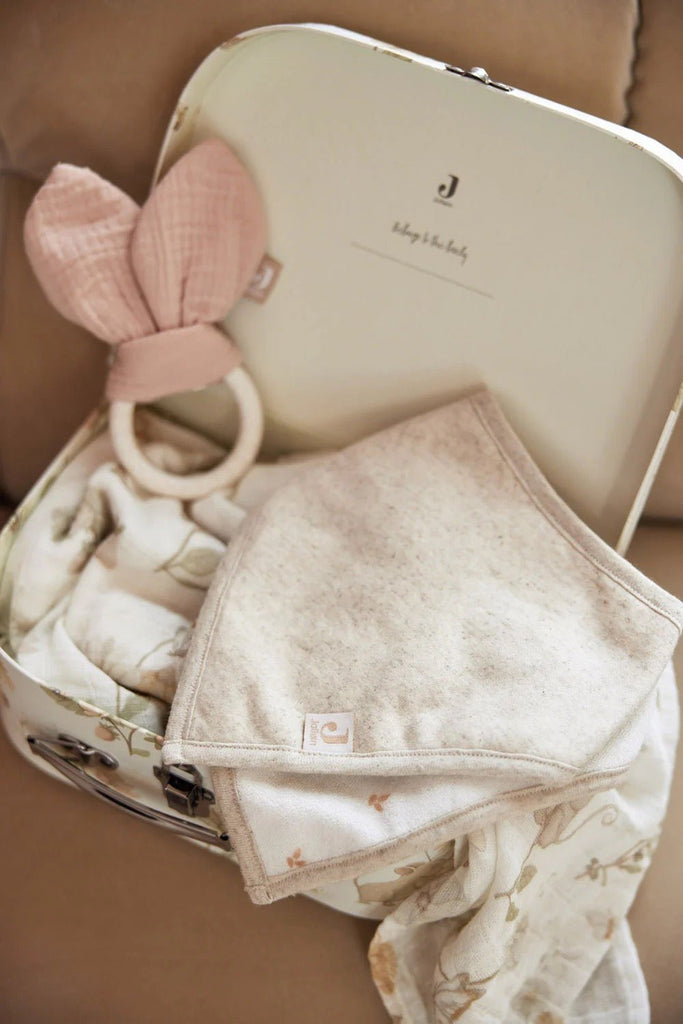 Jollein Schmusetuch Bunny Ears – Kuschelfreund mit Schnullerband - Sausebrause Shop