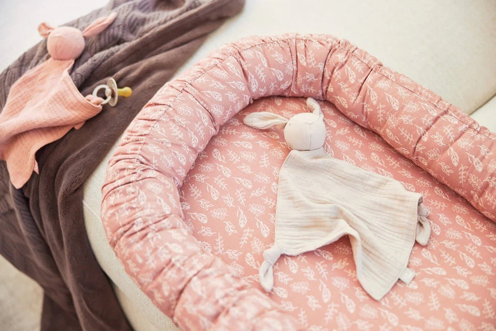 Jollein Schmusetuch Bunny Ears – Kuschelfreund mit Schnullerband - Sausebrause Shop