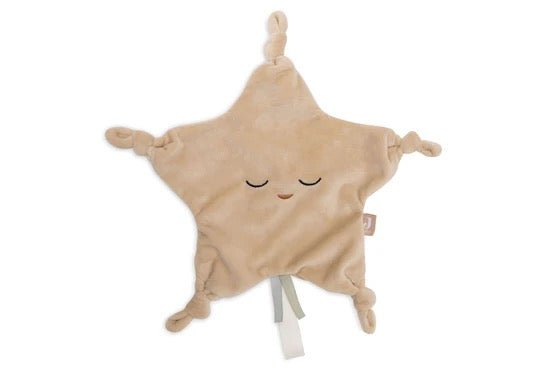 Jollein Schmusetuch Little Star – Kuscheltuch mit Schnullerband - Sausebrause Shop