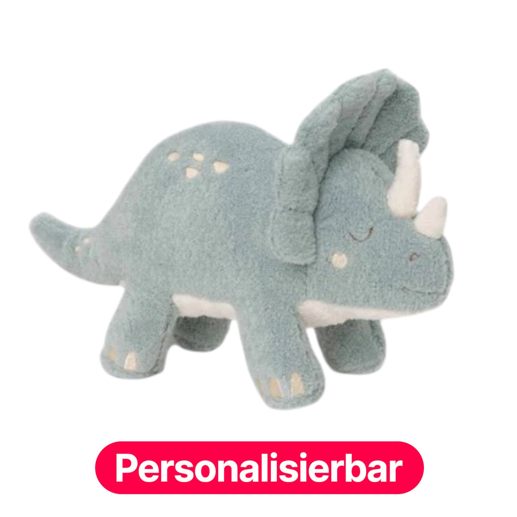 Jollein Stofftier Dino „Roarsome“ – personalisierbar, ca. 32 cm - Sausebrause Shop