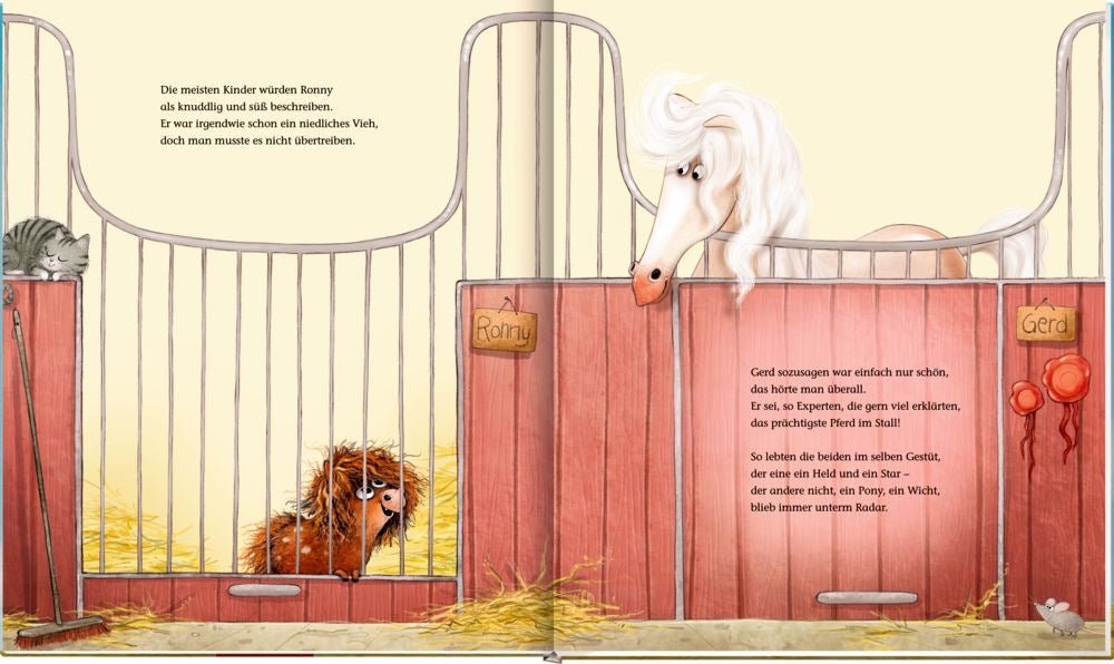 Kinderbuch Ronny, das Pony, und Gerd, das Pferd - Sausebrause Shop