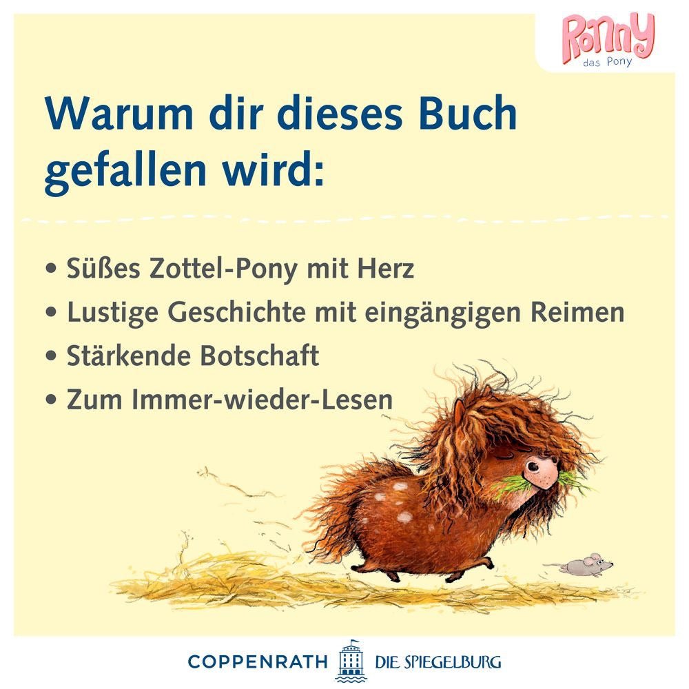 Kinderbuch Ronny, das Pony, und Gerd, das Pferd - Sausebrause Shop