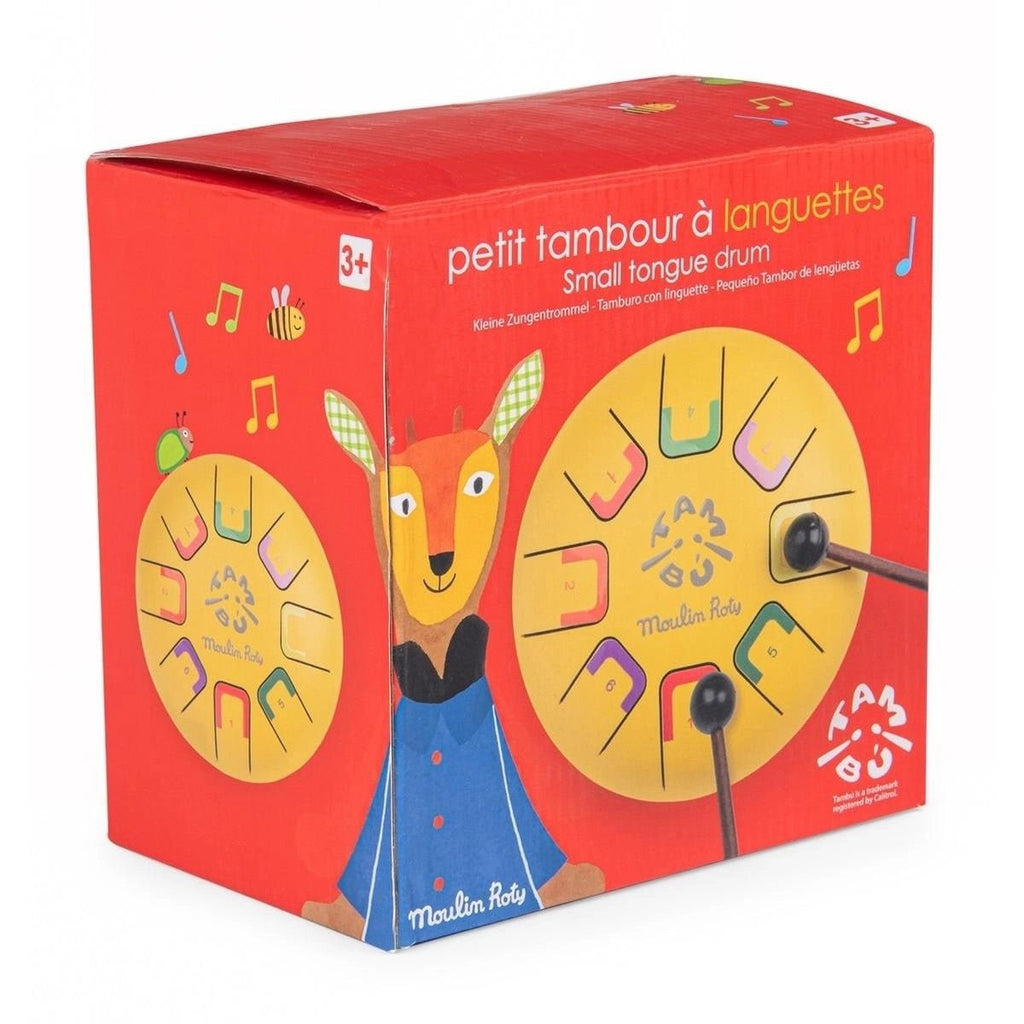 Kleine Zungentrommel aus Holz Popipop Moulin Roty - Sausebrause Shop