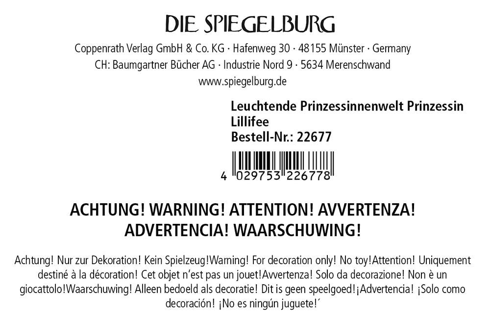 Leuchtende Prinzessinnenwelt Prinzessin Lillifee – Nachtdeko - Set - Sausebrause Shop