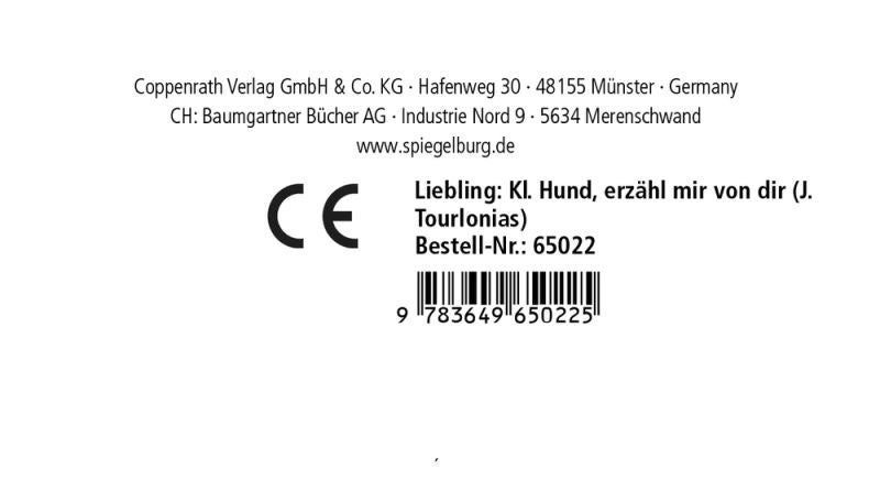 Liebling – Kleiner Hund, erzähl mir von dir | Pappbilderbuch - Sausebrause Shop
