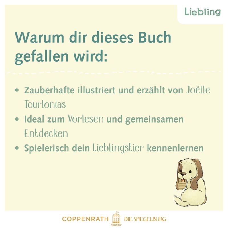Liebling – Kleiner Hund, erzähl mir von dir | Pappbilderbuch - Sausebrause Shop