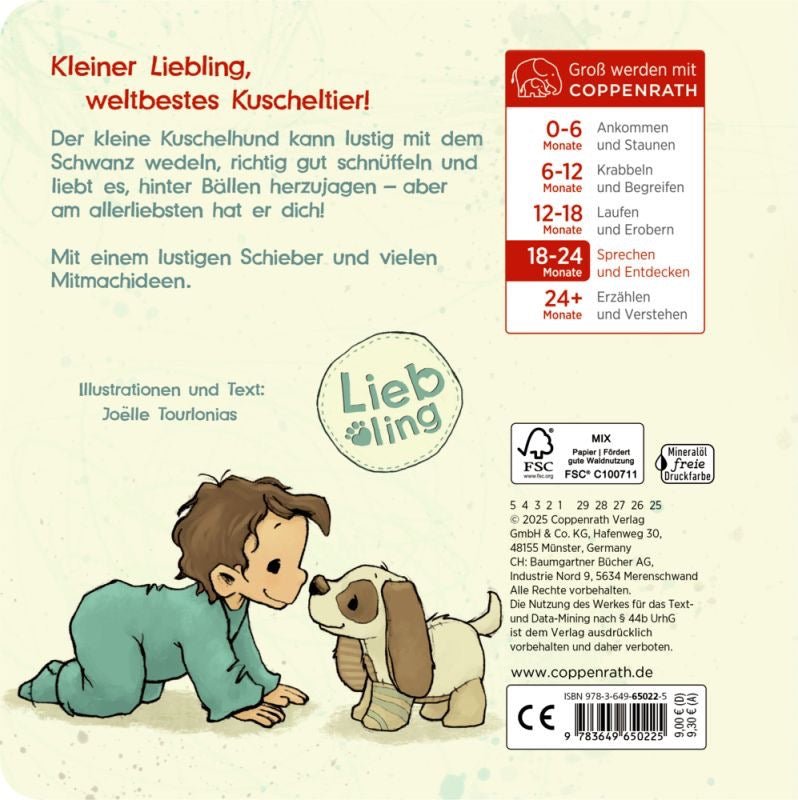 Liebling – Kleiner Hund, erzähl mir von dir | Pappbilderbuch - Sausebrause Shop