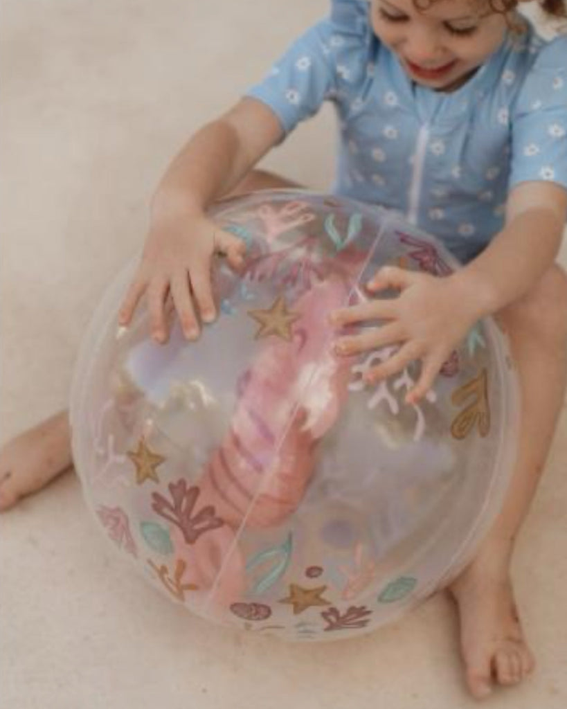 Little Dutch 3D-Strandball Ocean Dreams Pink - Sausebrause Shop