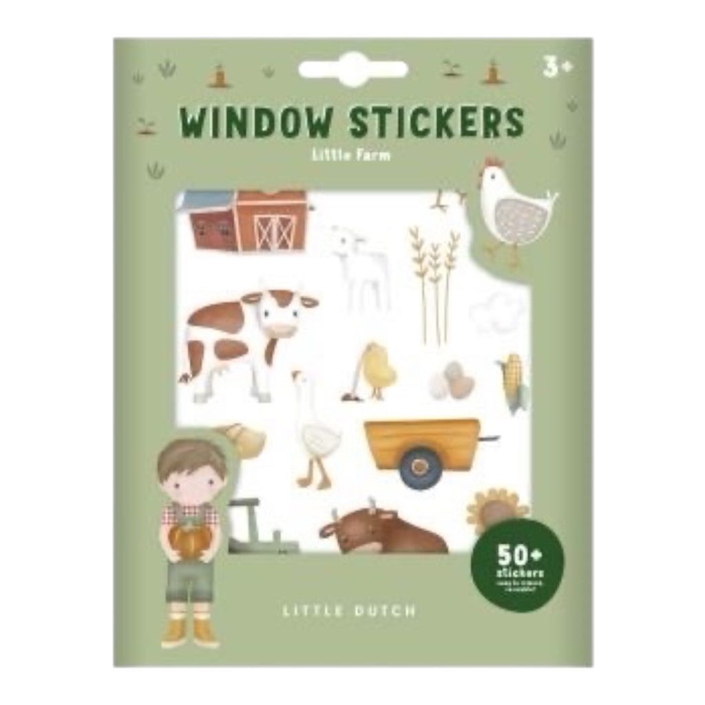 Little Dutch Fenstersticker Little Farm - Sausebrause Shop