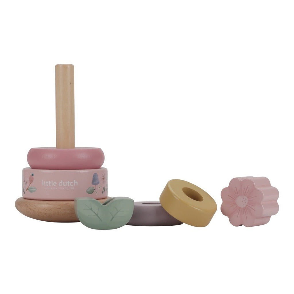 Little Dutch Holz - Stapelturm mit Ringen Fairy Garden - Sausebrause Shop