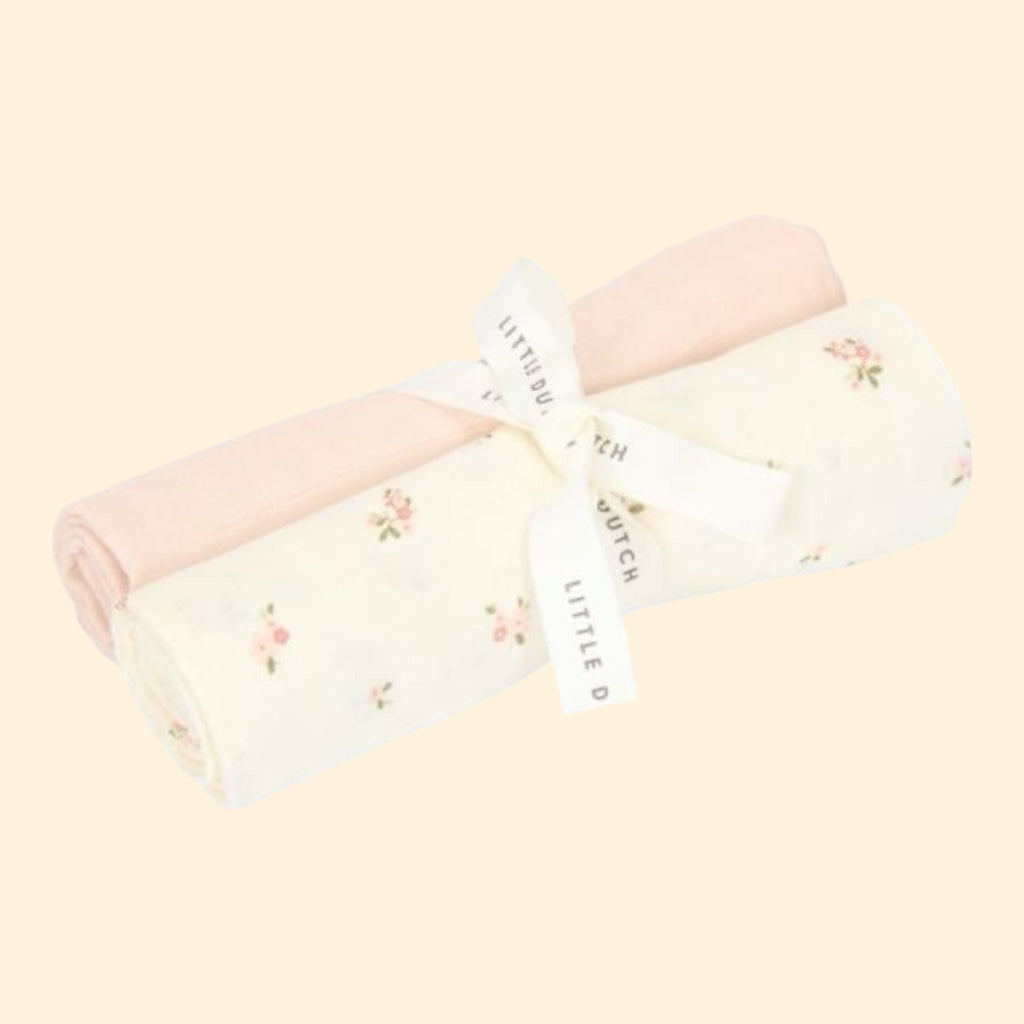 Little Dutch Musselintuch Swaddles 70 x 70 cm Blossom & Blossom - Sausebrause Shop