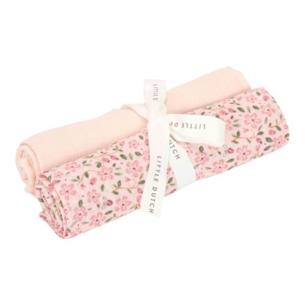Little Dutch Musselintuch Swaddles 70 x 70 cm Fairy Floral & Blossom - Sausebrause Shop