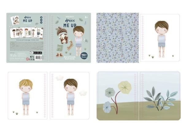 Little Dutch Stickerbuch Dress Me Up Forest Friends - Sausebrause Shop