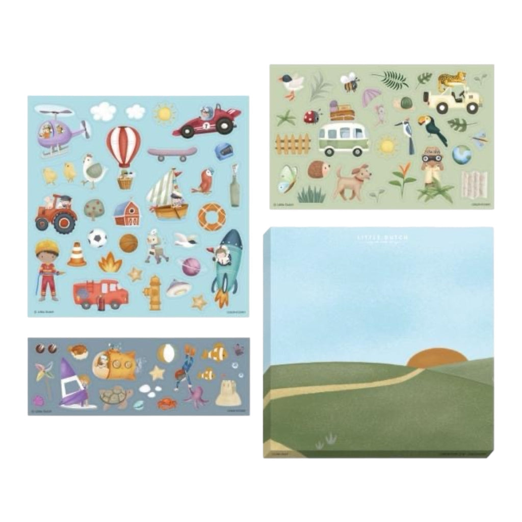 Little Dutch Stickerset Jim & Friends - Sausebrause Shop