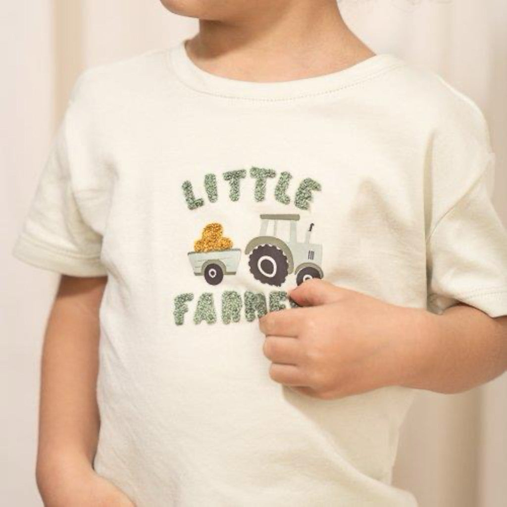 Little Dutch T-Shirt kurzarm Farm Green - Sausebrause Shop