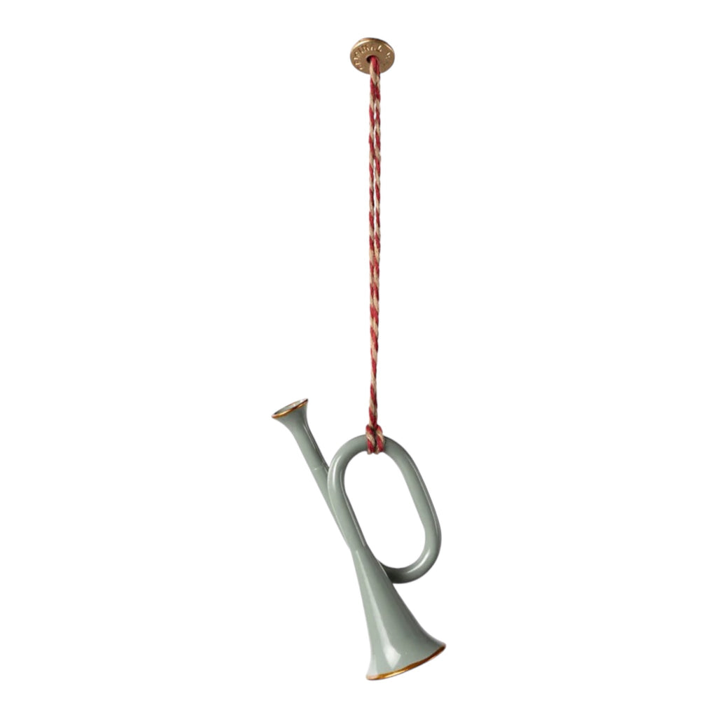 Maileg Anhänger Metallornament Trompete Mint - Sausebrause Shop