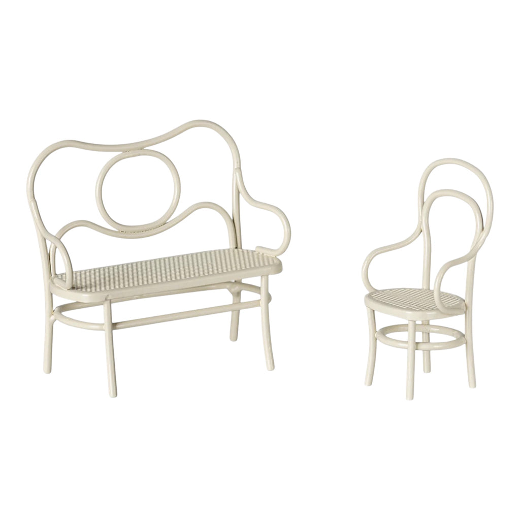 Maileg Café Set Maus Klein Cremefarben - Sausebrause Shop