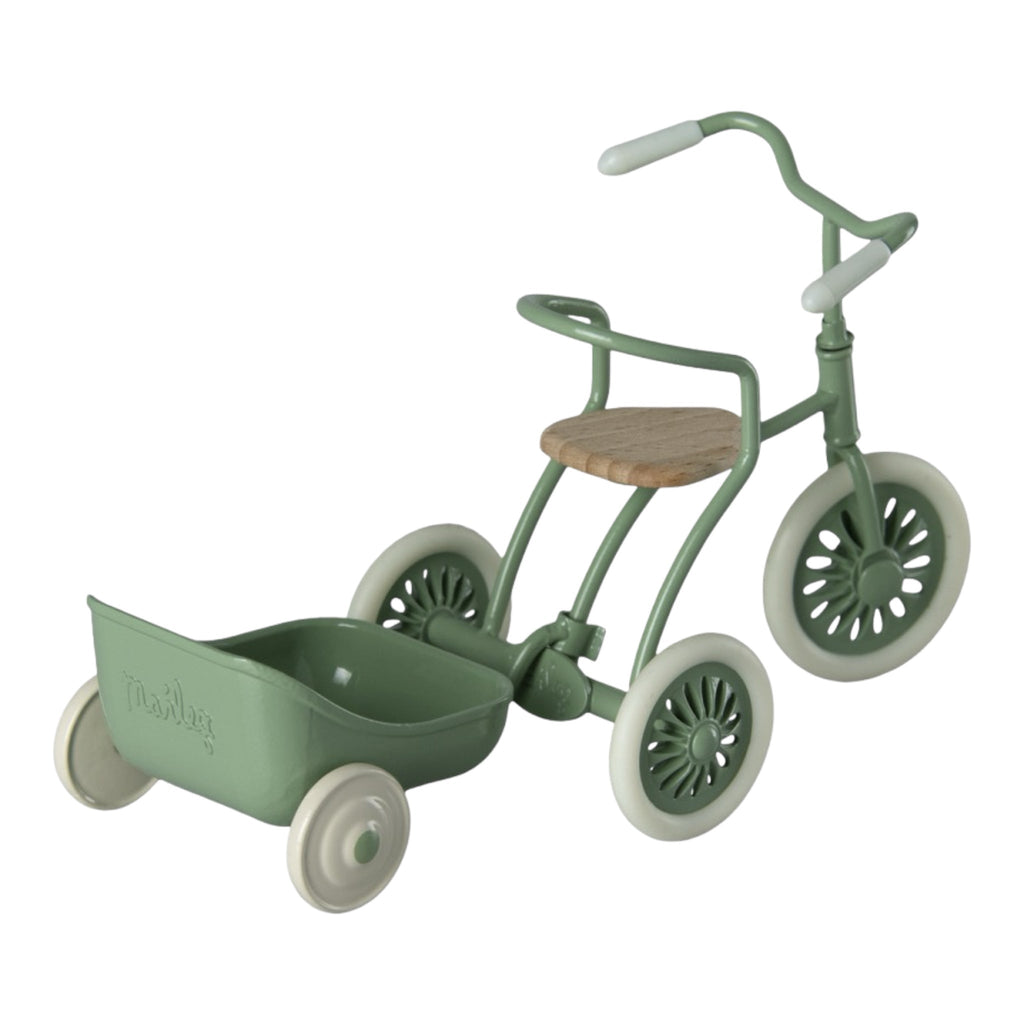 Maileg Dreirad Anhänger Maus Grün - Sausebrause Shop