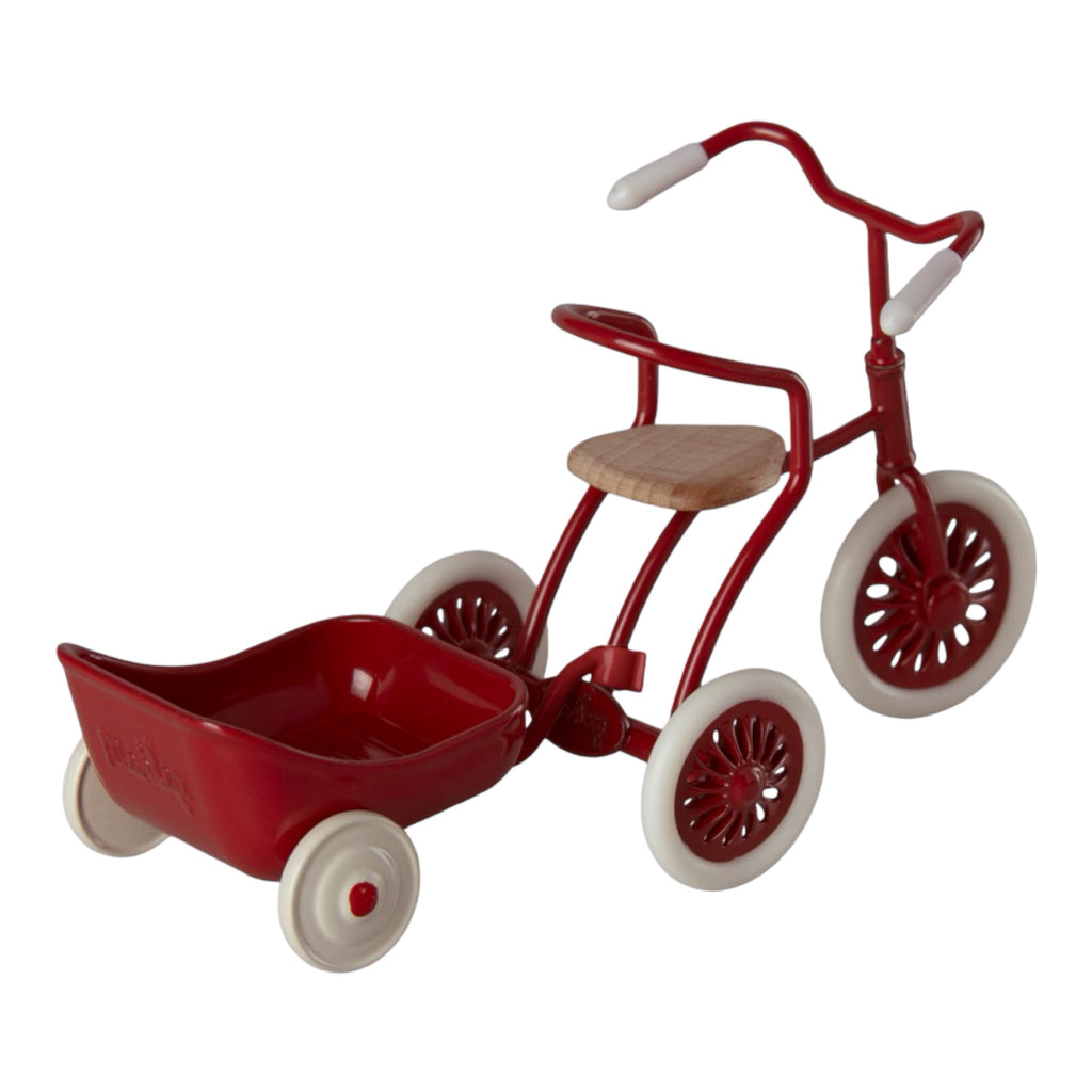Maileg Dreirad Anhänger Maus Rot - Sausebrause Shop
