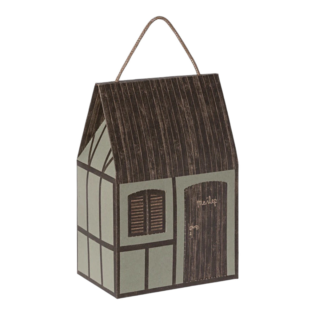 Maileg Geschenkverpackung Bauernhaus Papiertüte Mint - Sausebrause Shop
