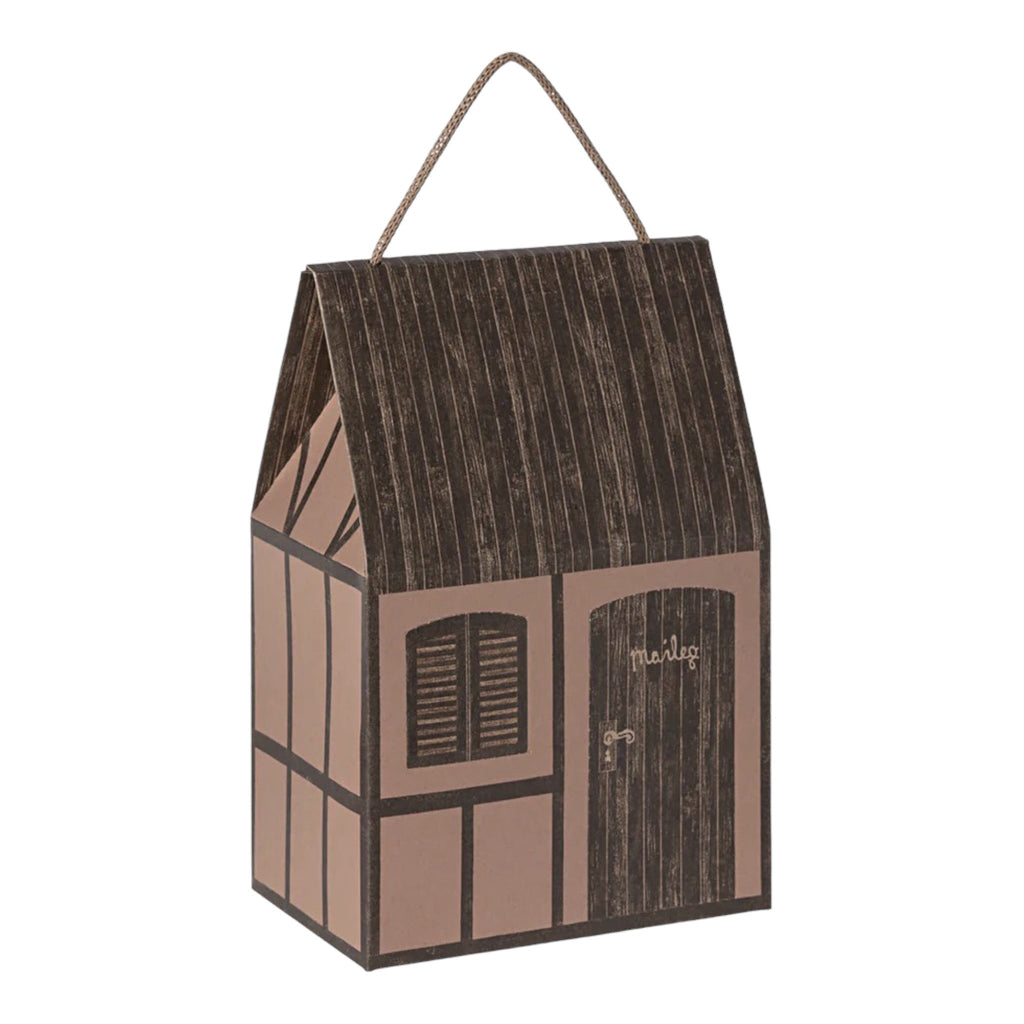 Maileg Geschenkverpackung Bauernhaus Papiertüte Rose - Sausebrause Shop