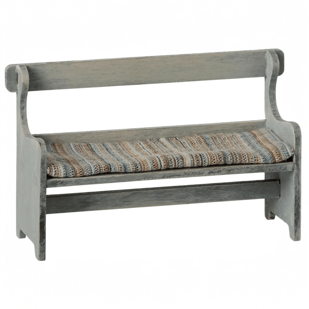 Maileg Holzbank für Mäuse Vintage weiß - Sausebrause Shop