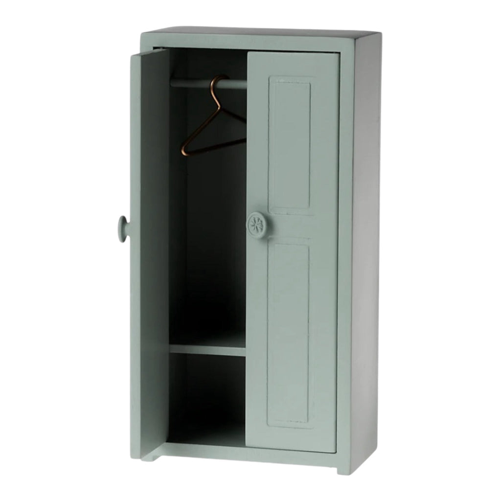 Maileg Kleiderschrank Maus Hellblau - Sausebrause Shop
