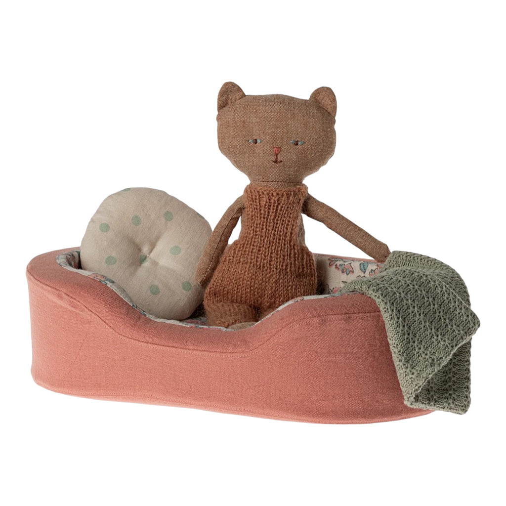 Maileg Körbchen Klein für Kittens Koralle - Sausebrause Shop