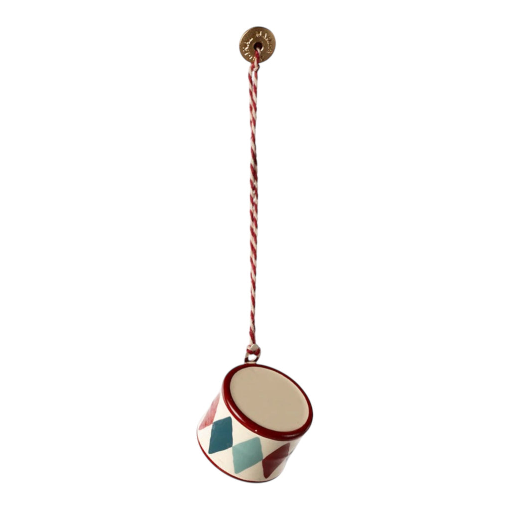 Maileg Metall Ornament Trommel klassisches Rot 2,5 cm - Sausebrause Shop