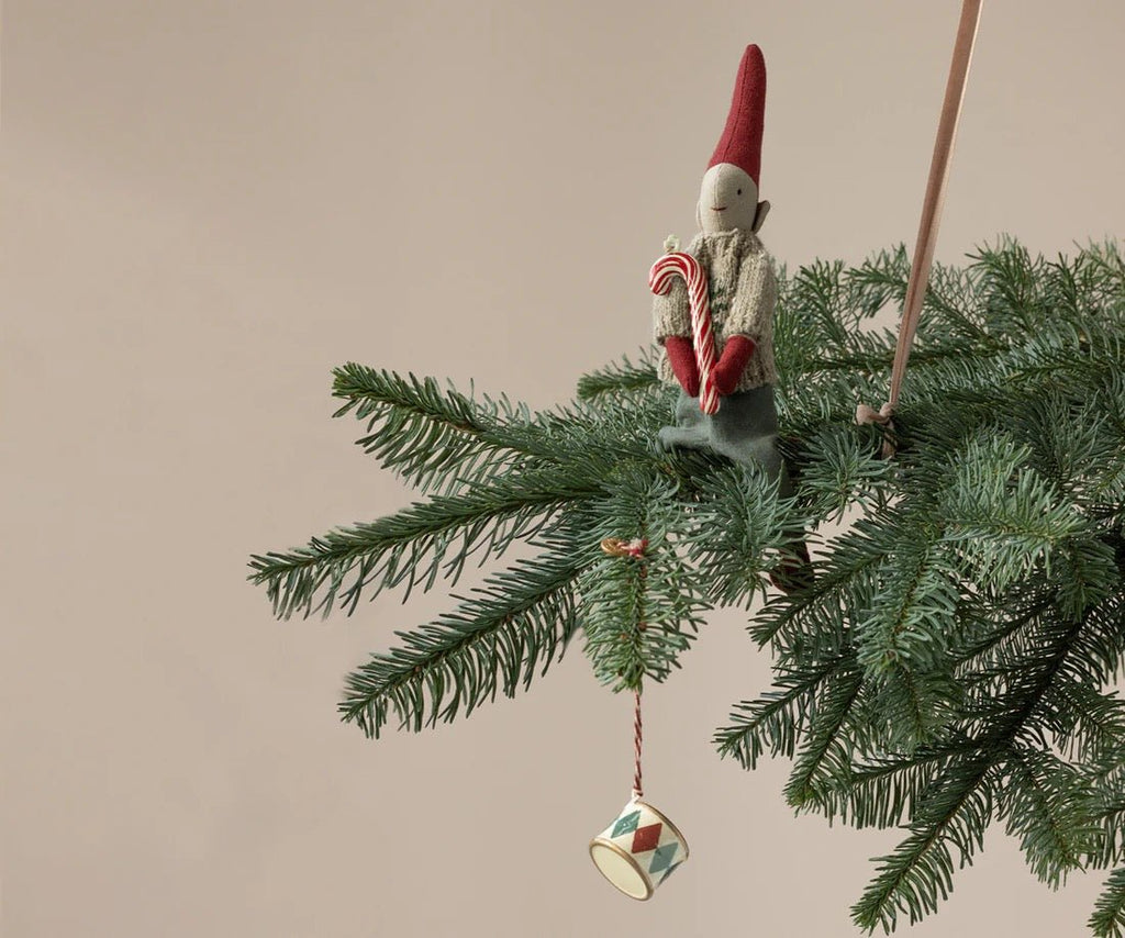 Maileg Metall Ornament Zuckerstange gestreift 7 cm - Sausebrause Shop