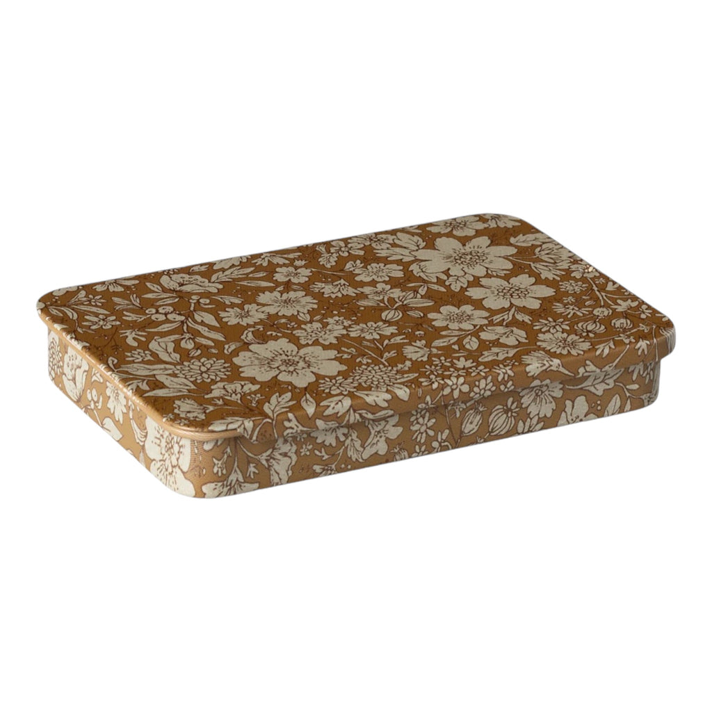 Maileg Metallbox mit Schiebedeckel Blossom Ocker - Sausebrause Shop