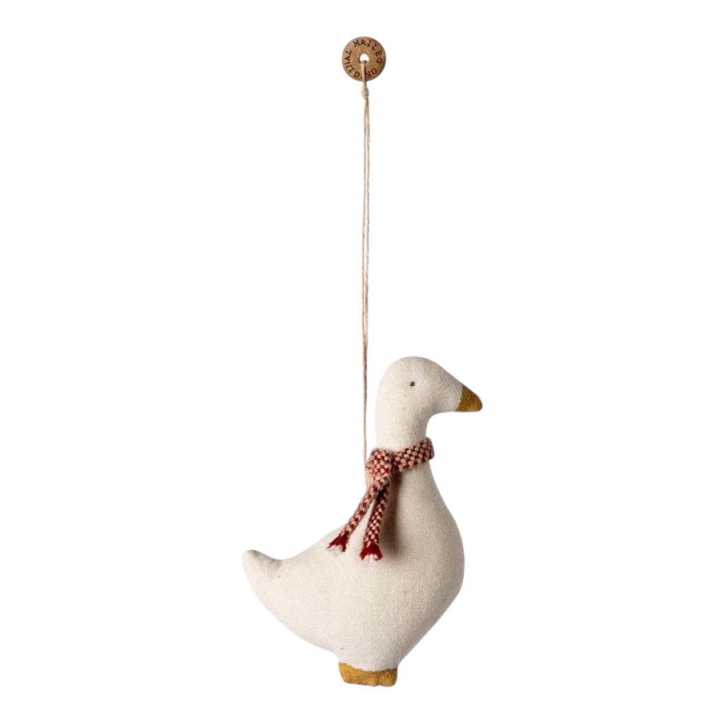 Maileg Ornament Gans mit rotem Schal 8,5 cm - Sausebrause Shop