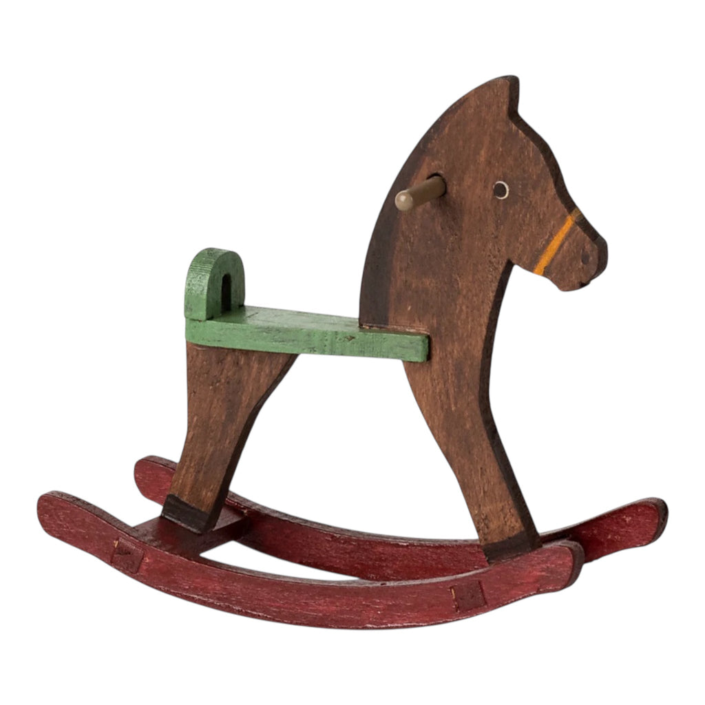 Maileg Schaukelpferd Maus Dunkelbraun - Sausebrause Shop
