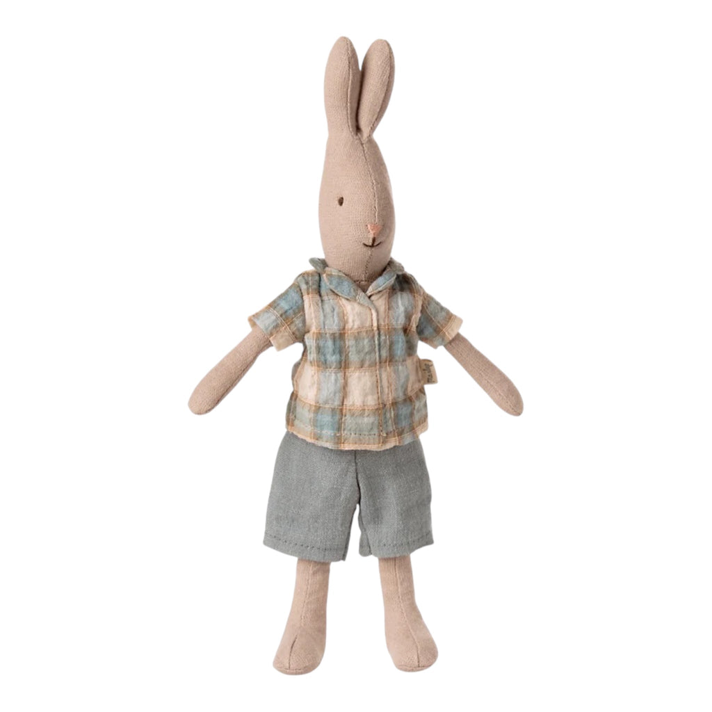 Maileg Stofftier Kaninchen Größe 1 Klassisch Shirt und Shorts - Sausebrause Shop