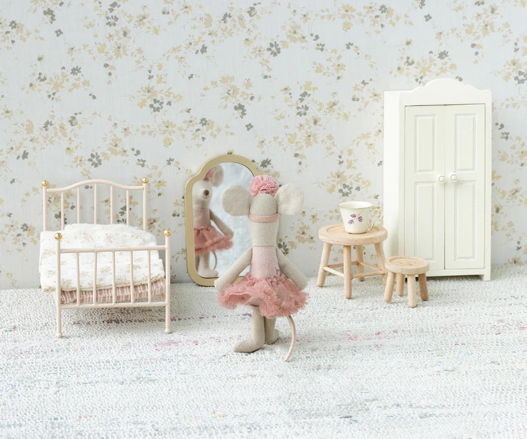 Maileg Vintage Puppen Bett Maus Rose - Sausebrause Shop