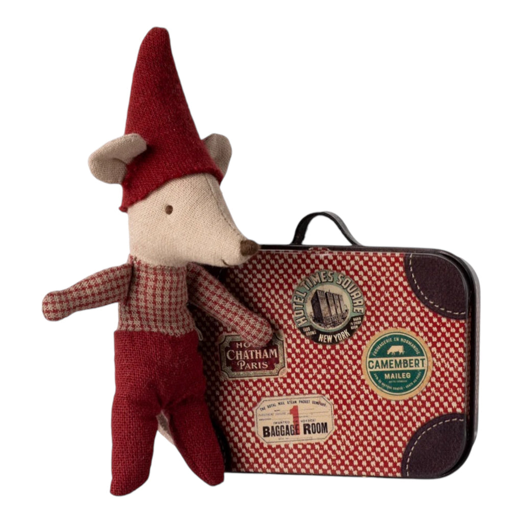 Maileg Weihnachtsmaus Baby im Koffer - Sausebrause Shop