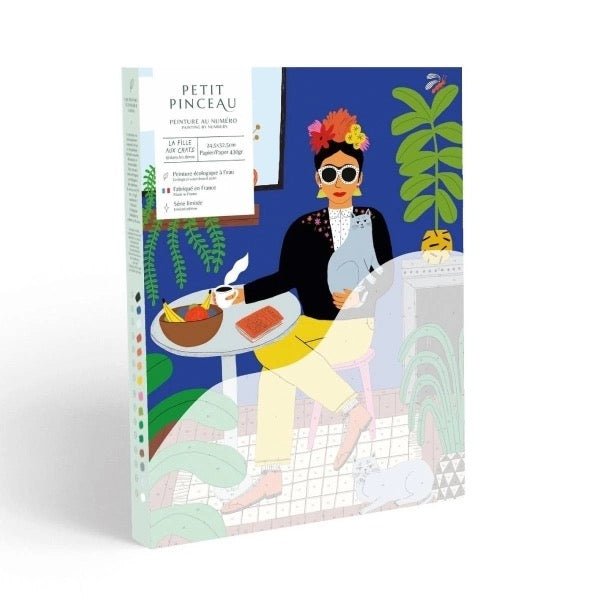 Malen nach Zahlen Set Das Katzenmädchen - Sausebrause Shop