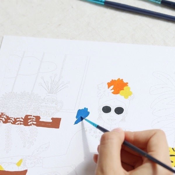 Malen nach Zahlen Set Das Katzenmädchen - Sausebrause Shop