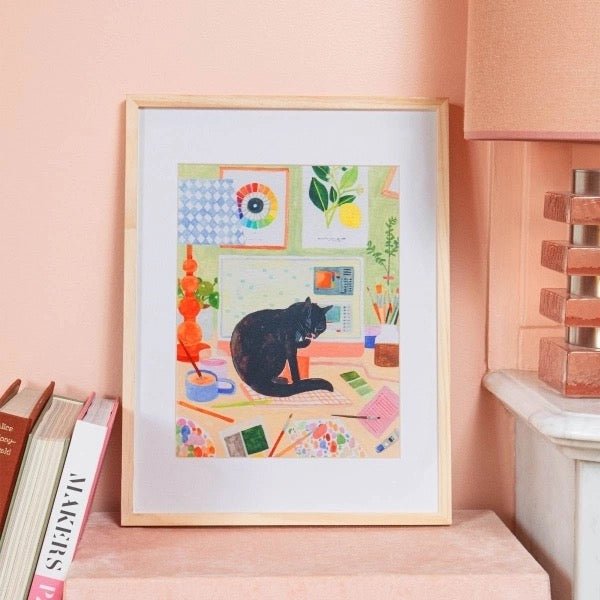 Malen nach Zahlen Set Die Katze - Sausebrause Shop