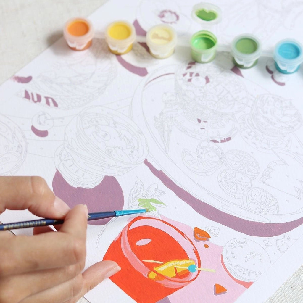 Malen nach Zahlen Set Sommer Träumerei - Sausebrause Shop