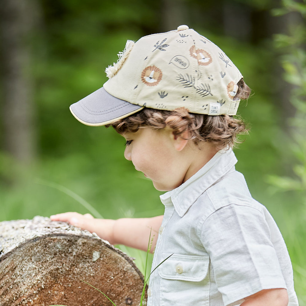 Maximo Baby Boy Cap Löwe Patch mit Klettverschluss - Sausebrause Shop