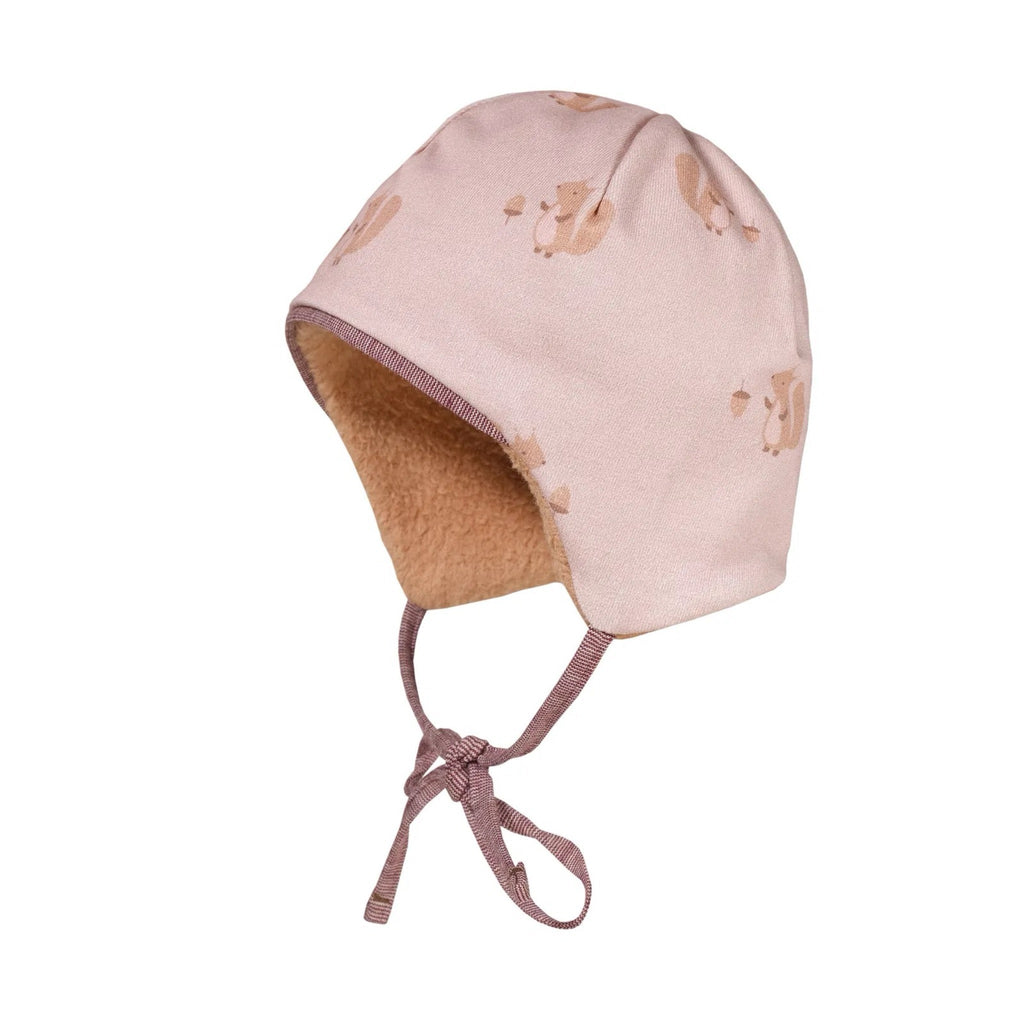 Maximo Baby - Mütze Jersey mit Teddyfutter und Bindeband - Sausebrause Shop