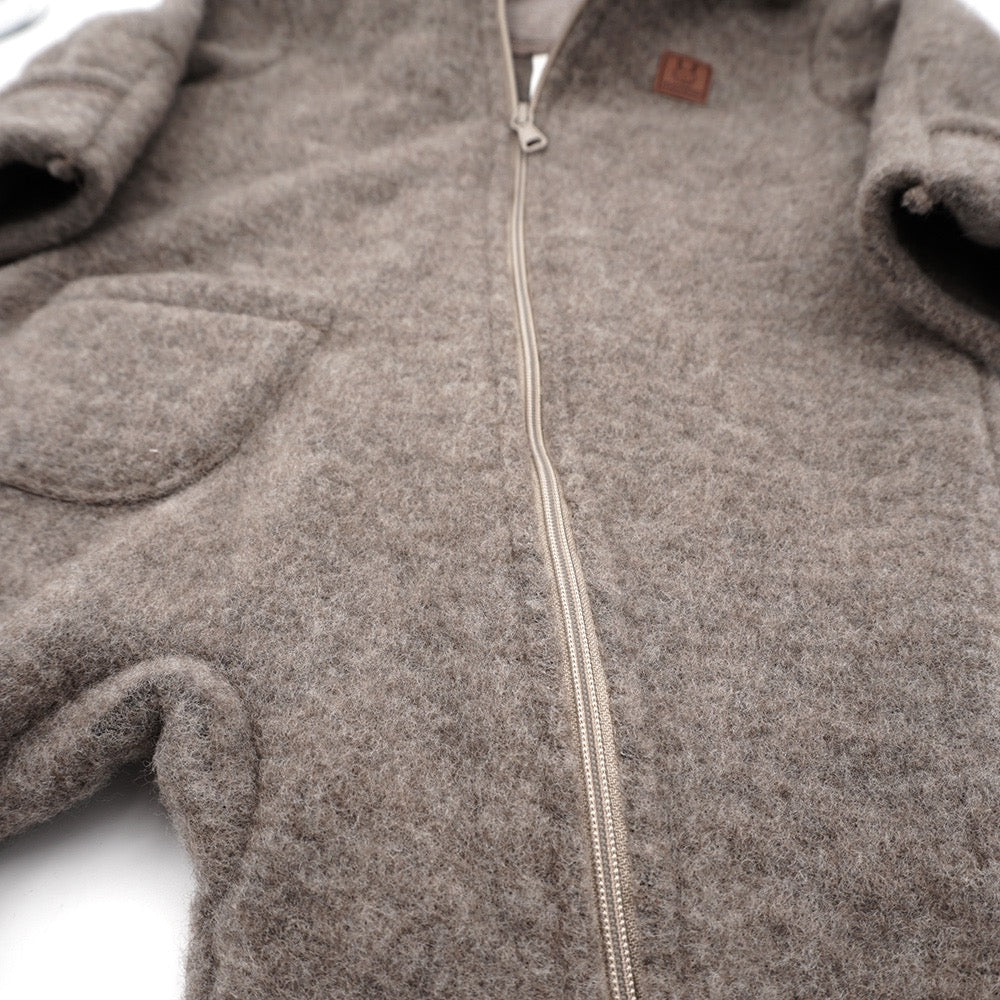 Maximo Baby - Overall aus Merinowolle braunmeliert - Sausebrause Shop