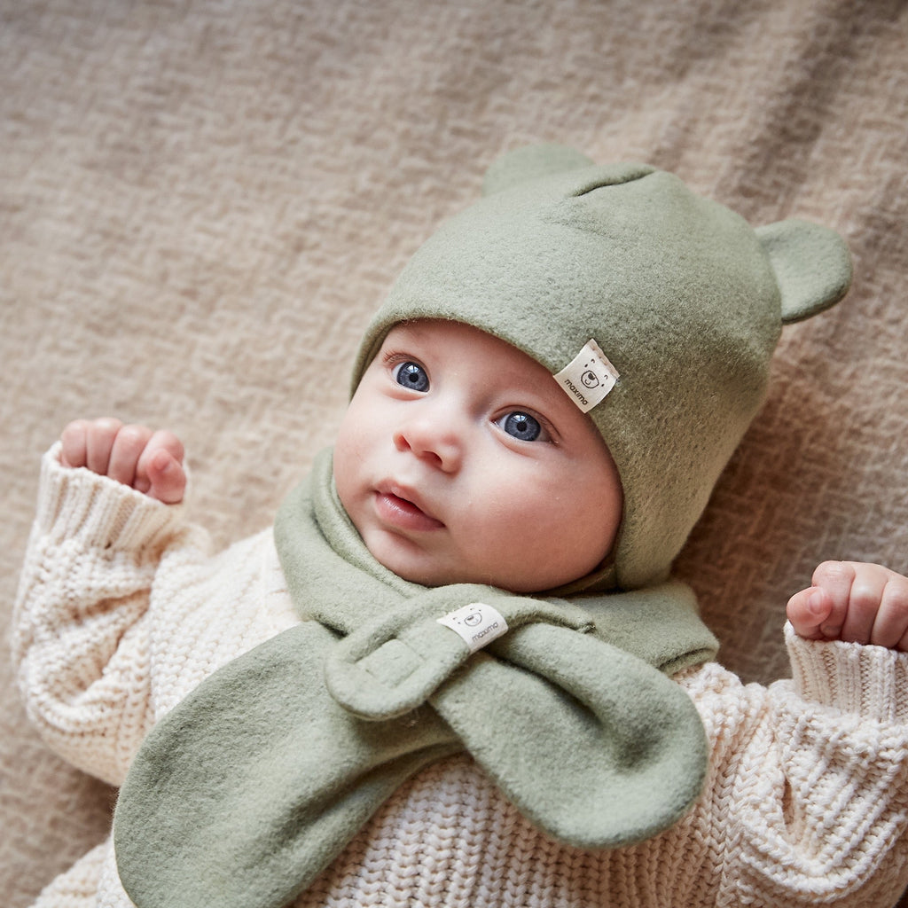 Maximo Babymütze mit Öhrchen aus Fleece - Sausebrause Shop