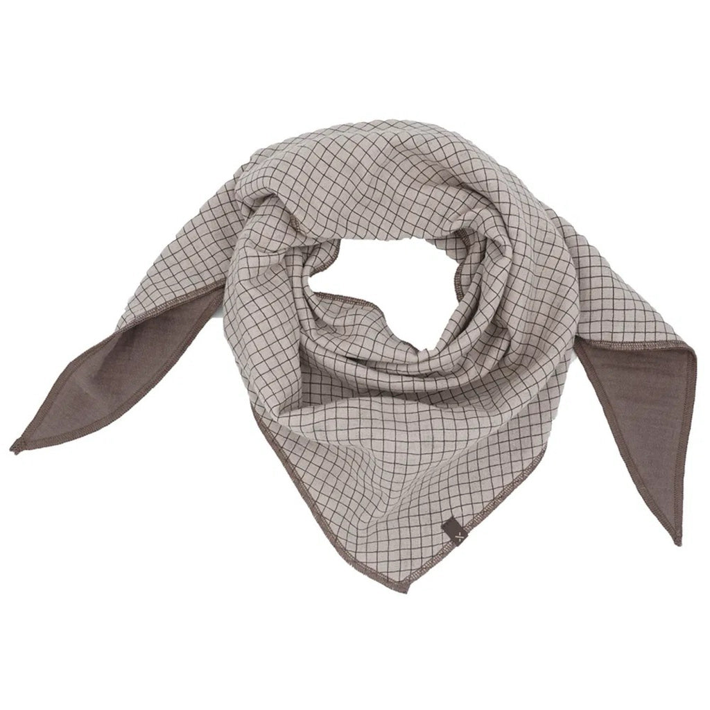Maximo Halstuch aus Musselin für Kinder zum Binden Beige Braun - Sausebrause Shop