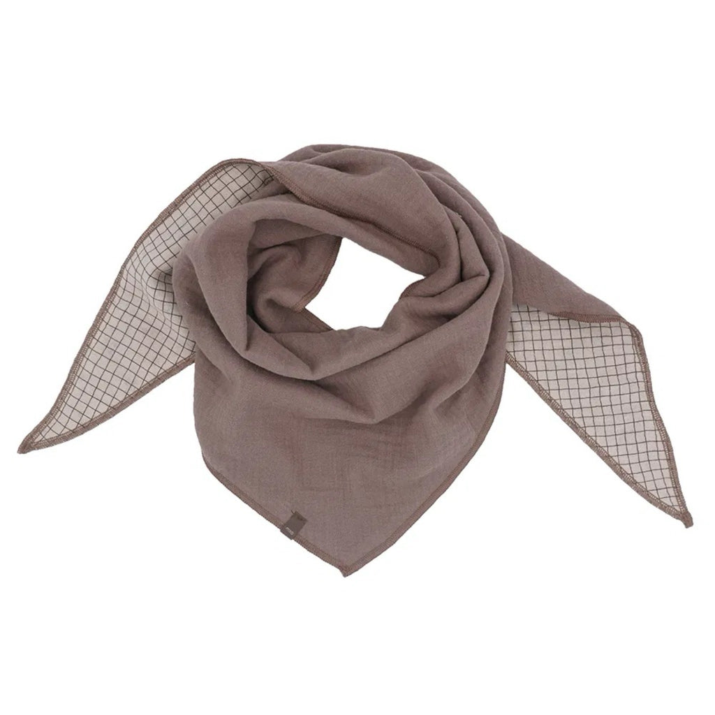 Maximo Halstuch aus Musselin für Kinder zum Binden Beige Braun - Sausebrause Shop