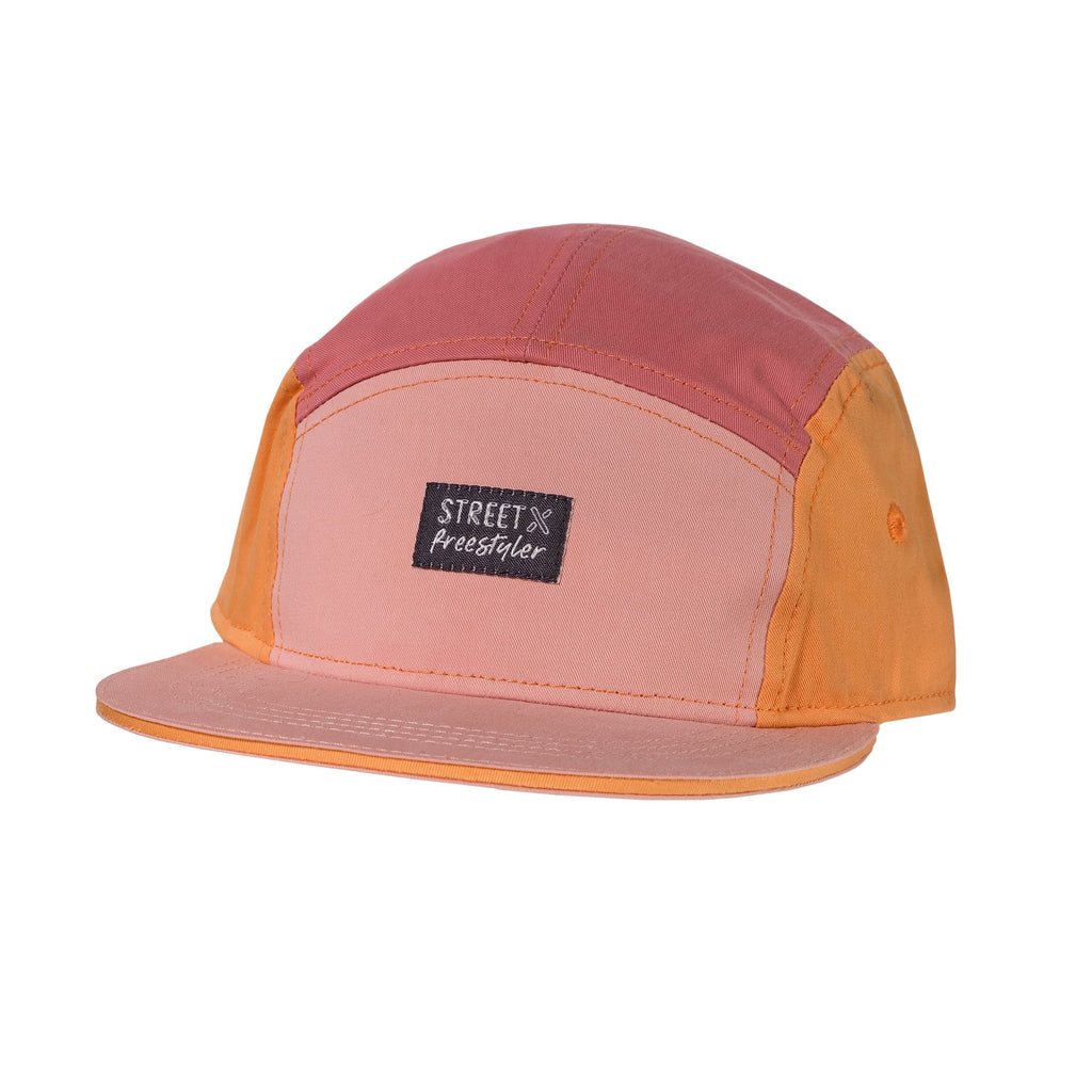 Maximo Kids Cap colorblock mit Snap - back Versluss softrose/multicolor - Sausebrause Shop