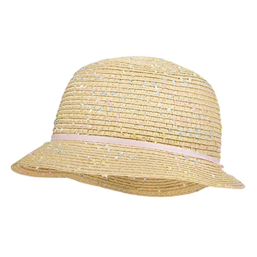 Maximo Mini Girl Strohhut mit rosa Schleife - Sausebrause Shop