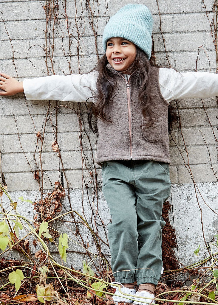 Maximo Mini Weste Wollfleece – Kinderweste mit Reißverschluss - Sausebrause Shop