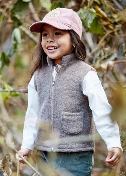 Maximo Mini Weste Wollfleece – Kinderweste mit Reißverschluss - Sausebrause Shop
